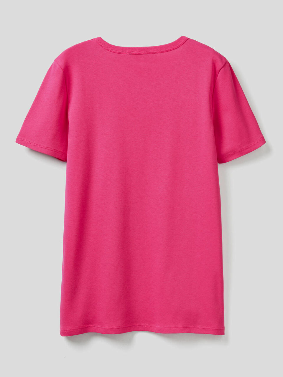 T-shirt 100% coton avec logo imprimé pailleté image number 2