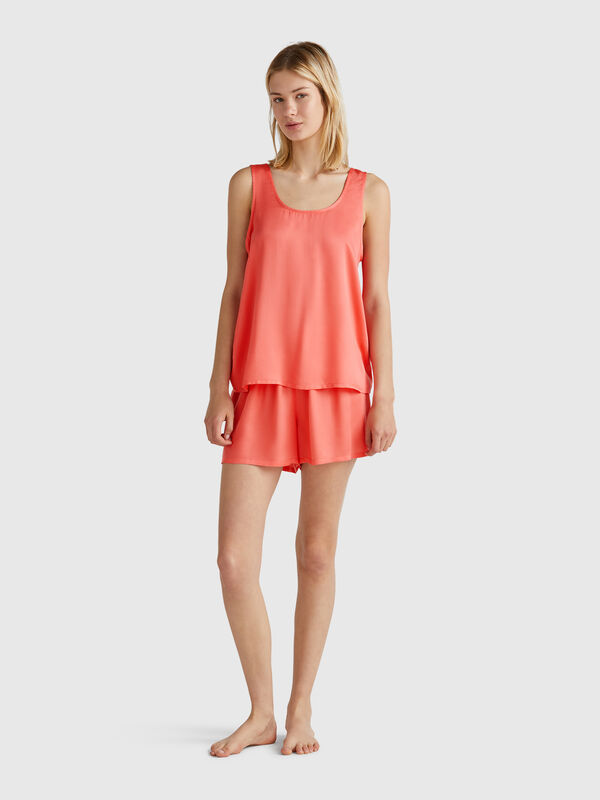Pyjama en satin Femme