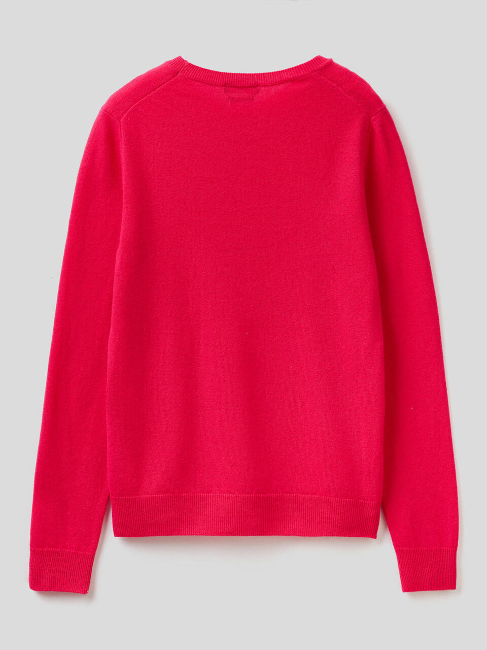 Pull col rond en pure laine vierge image number 2