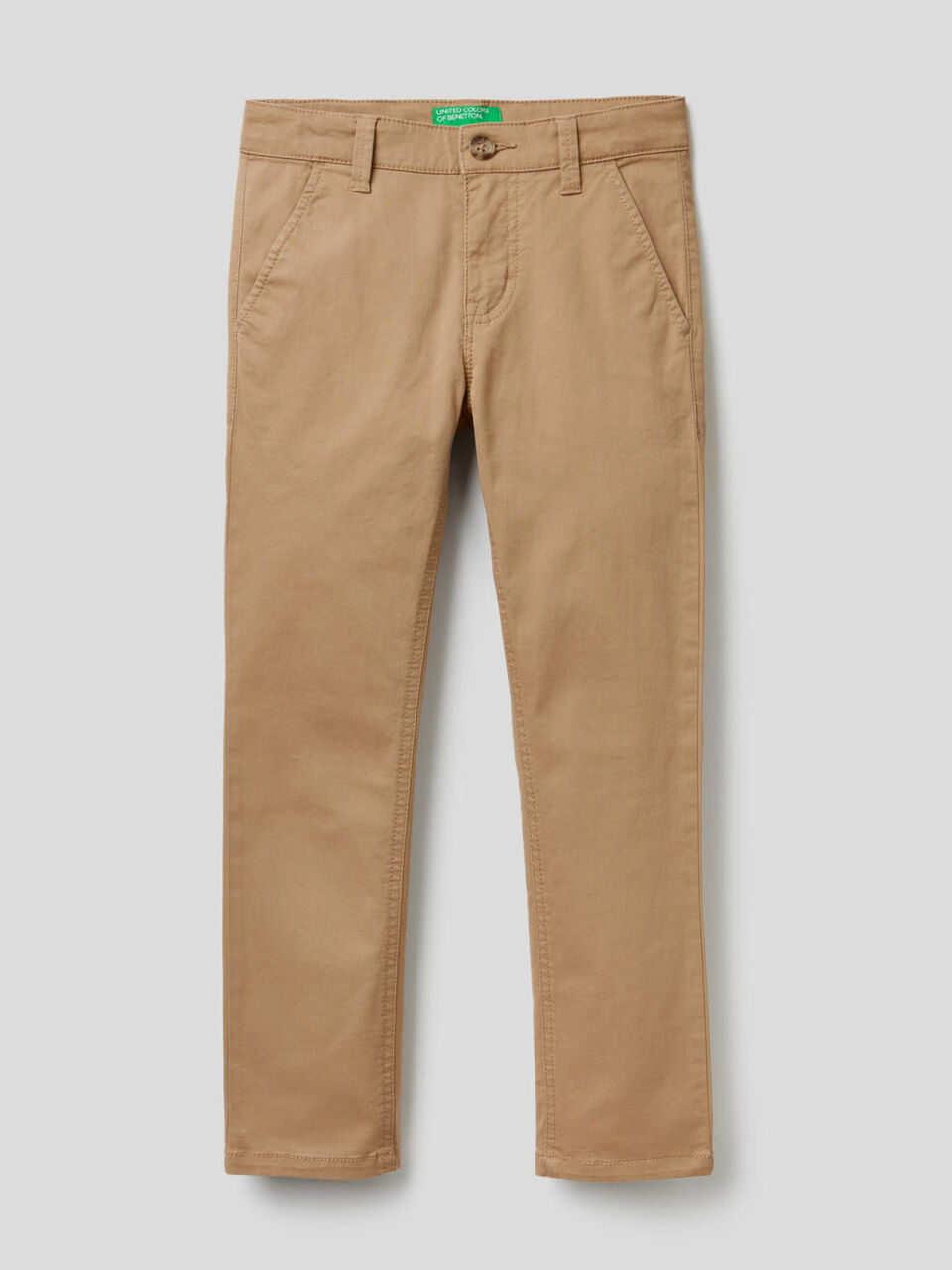Chino coupe slim en coton stretch image number 1