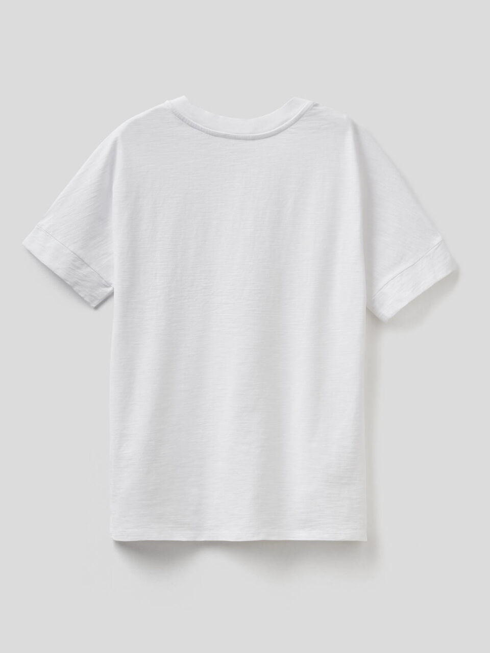 T-shirt avec col en V 100% coton image number 2
