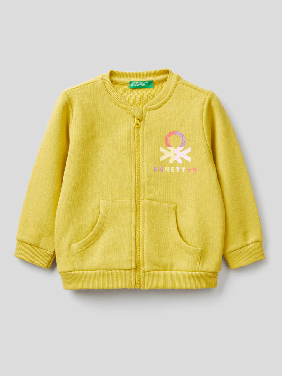 Sweat zippé en coton bio image number 1