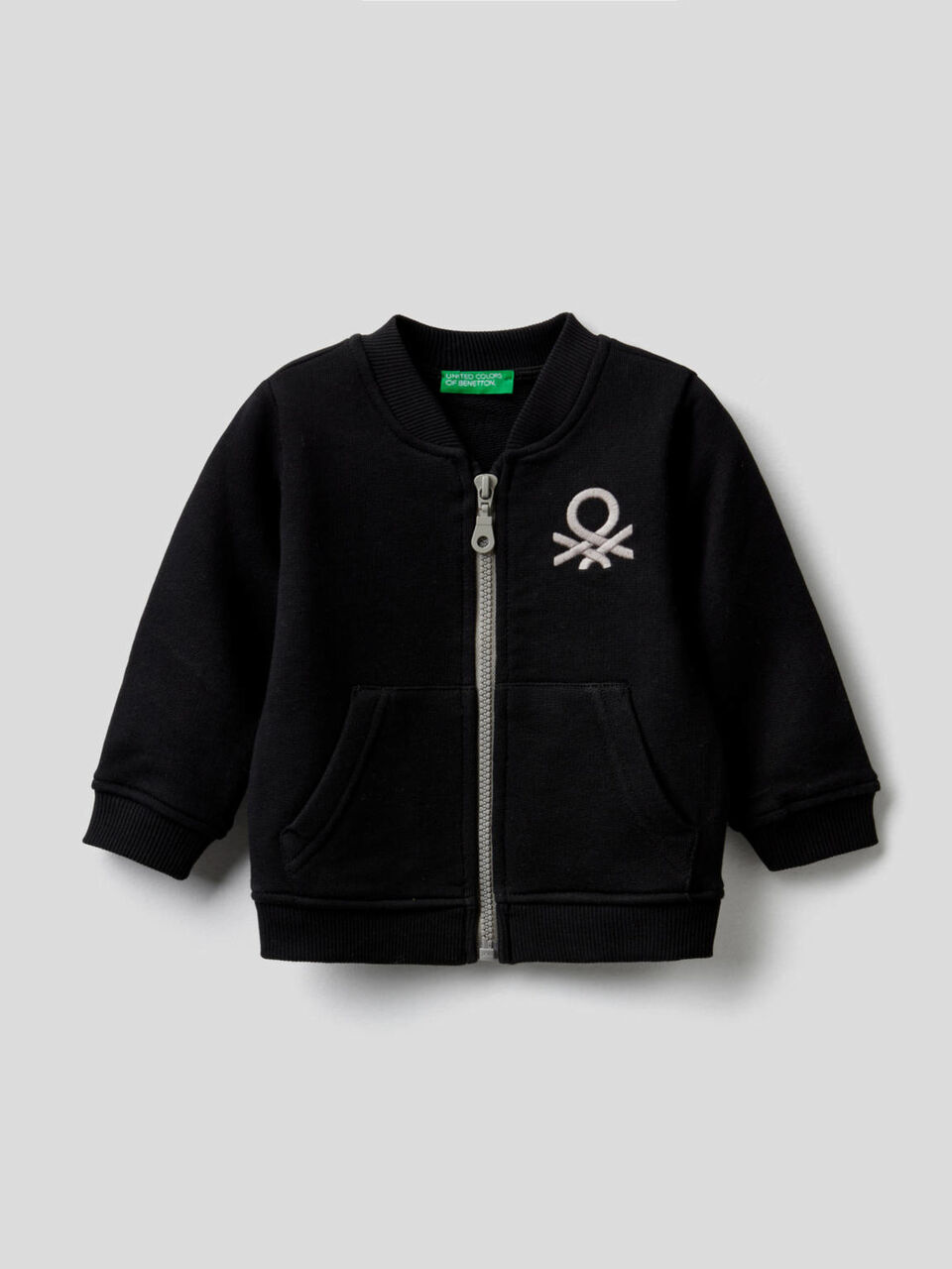 Sweat zippé en 100% coton image number 1