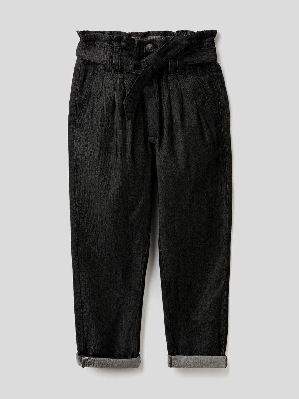 Jeans paperbag en 100% coton image number 1
