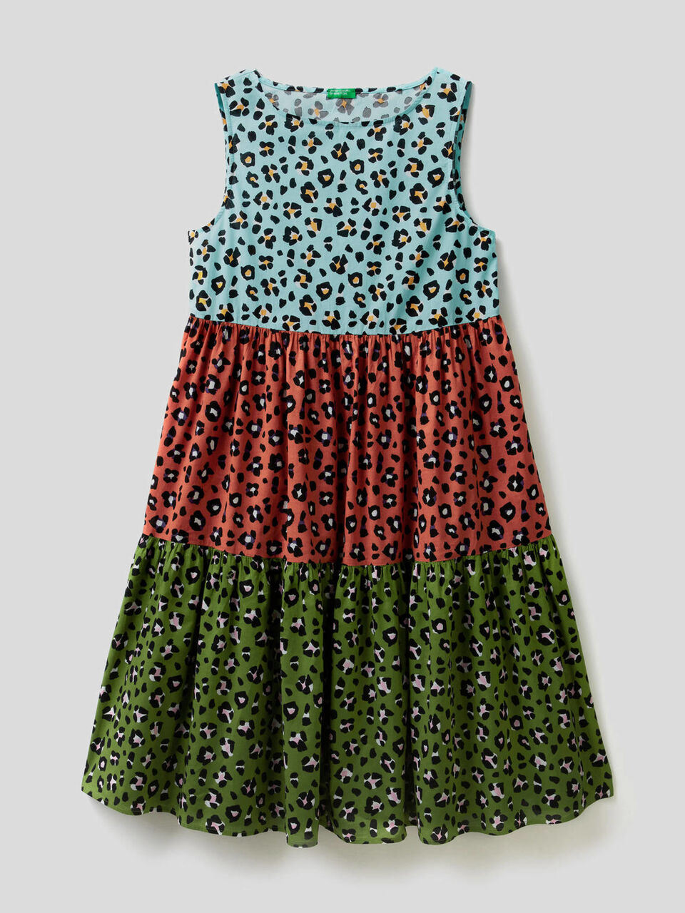 Robe animalier multicolore image number 1
