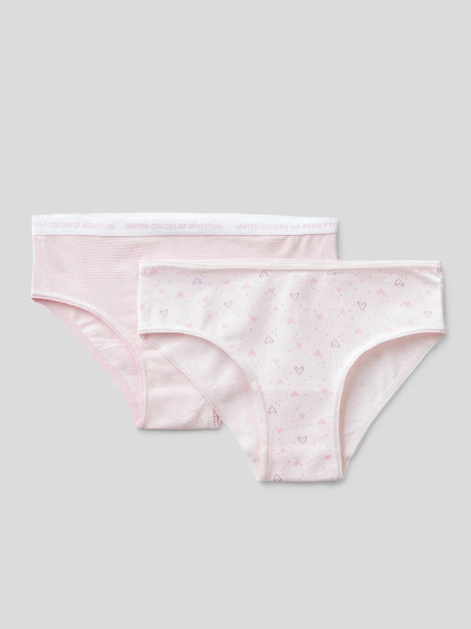 Deux slips en coton stretch image number 1