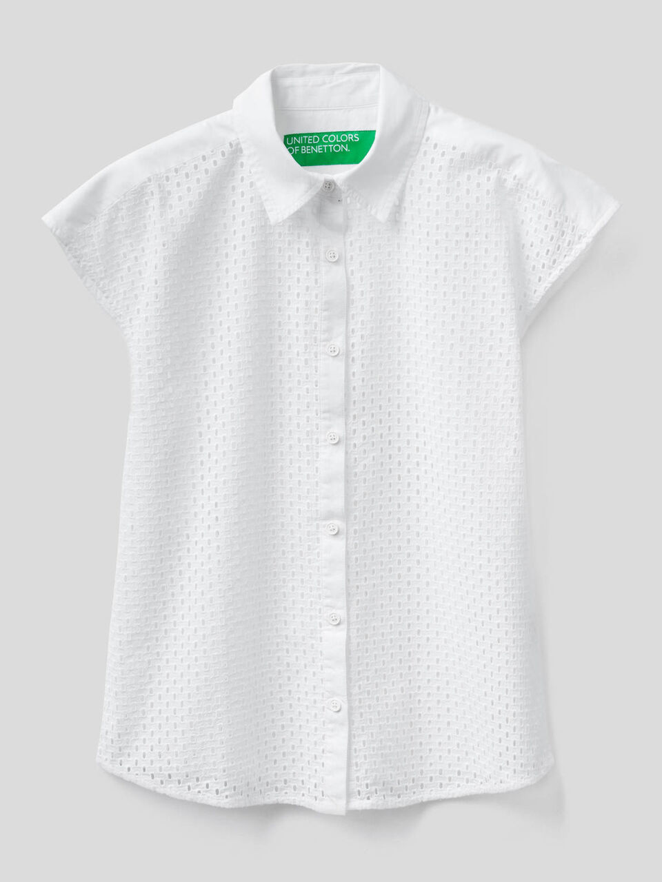 Chemise en broderie anglaise 100% coton image number 1