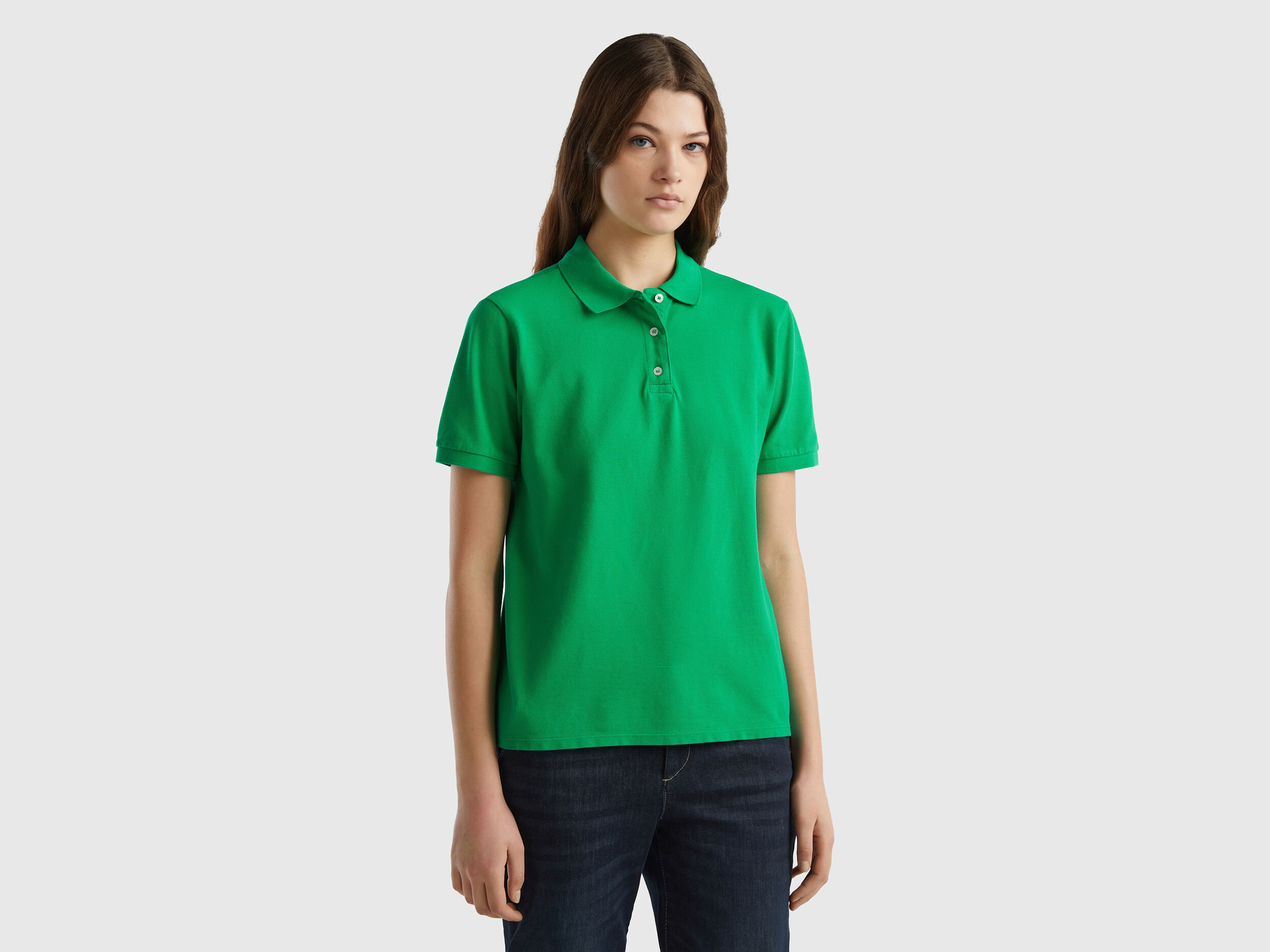 Polo en coton bio stretch