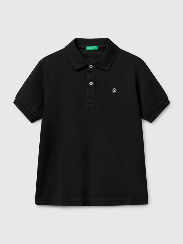 Polo coupe slim en pur coton Garçon