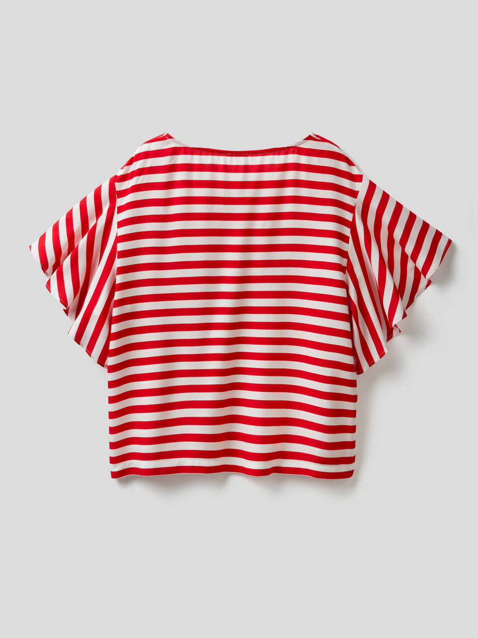 T-shirt avec manches style volant image number 2