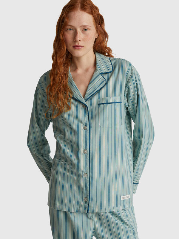 Veste de pyjama rayée Femme