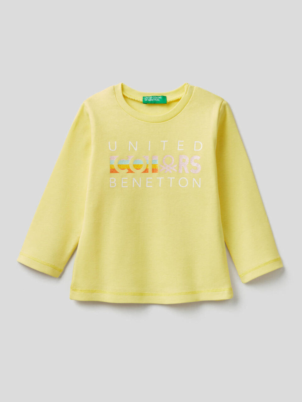 T-shirt manches longues en coton bio image number 1
