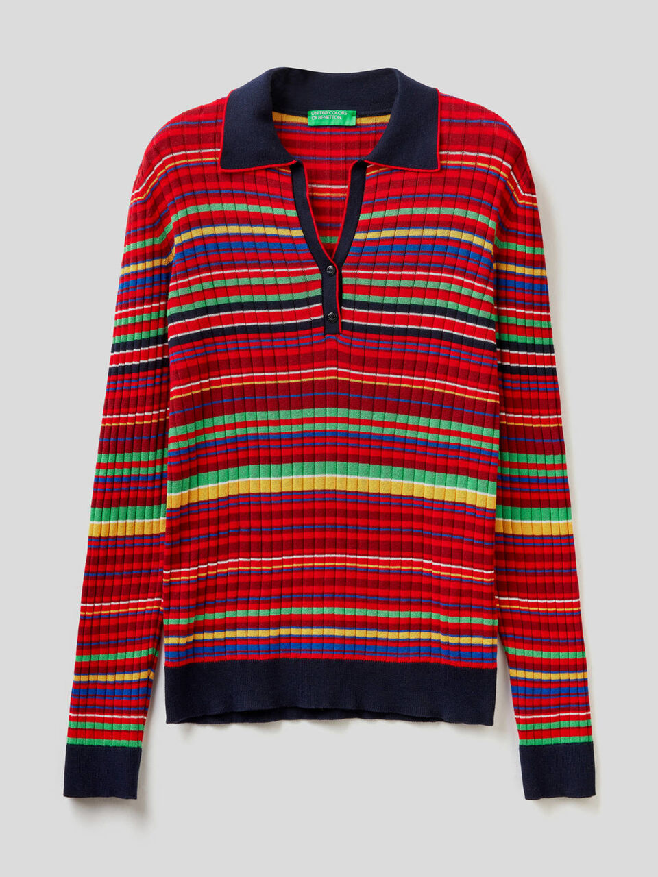 Polo multicolore en 100% coton image number 1