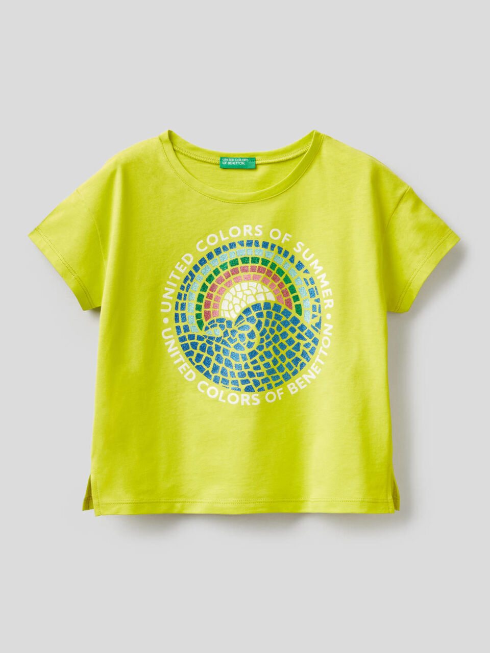 T-shirt avec imprimé pailleté image number 1