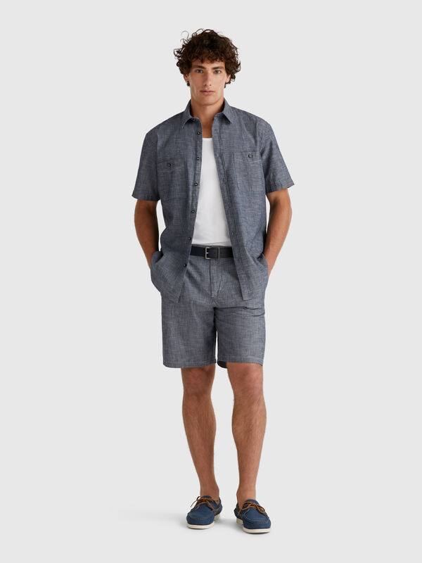 Short en chambray Homme