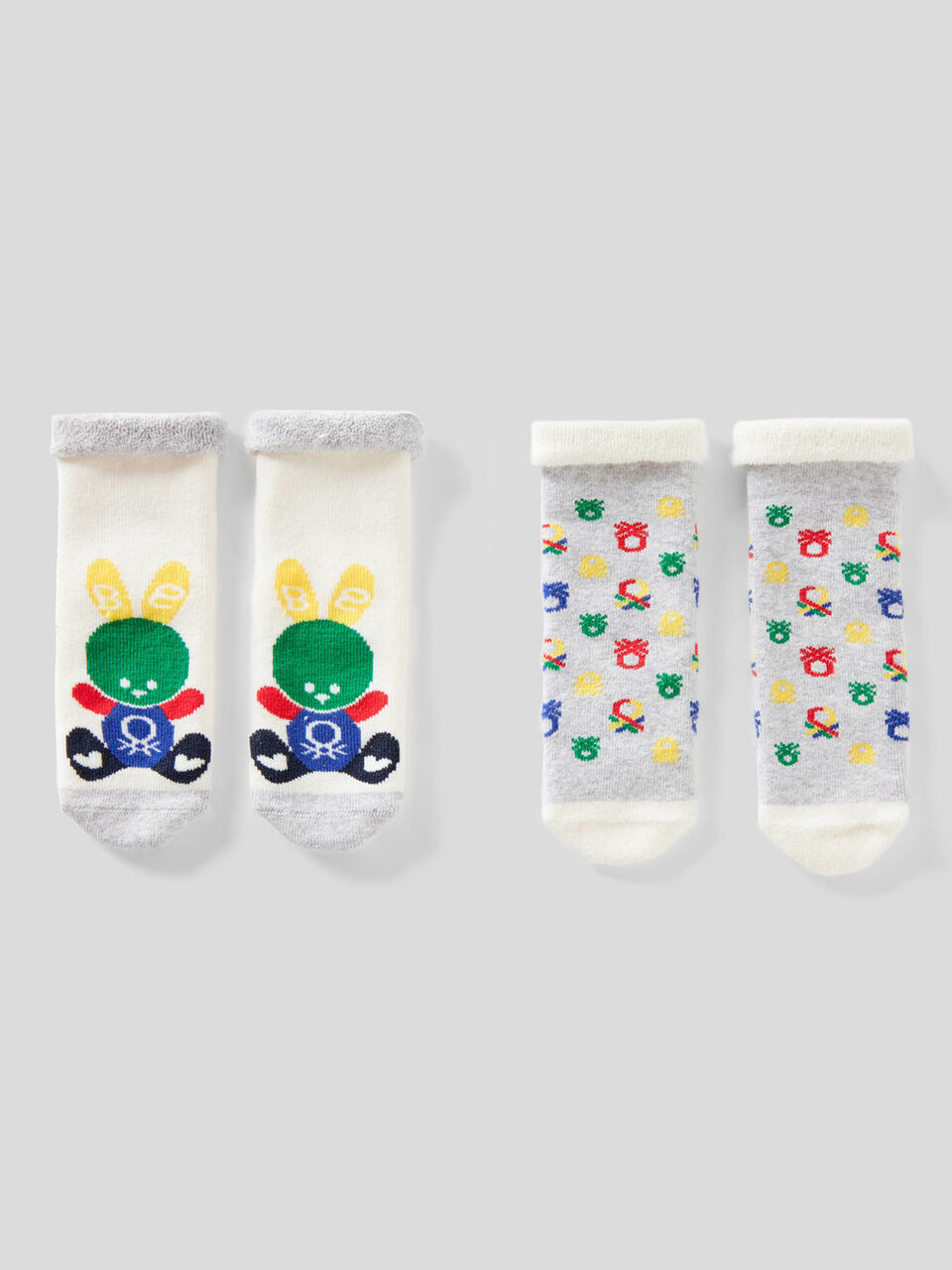 Chaussettes en éponge de coton mélangé stretch image number 1
