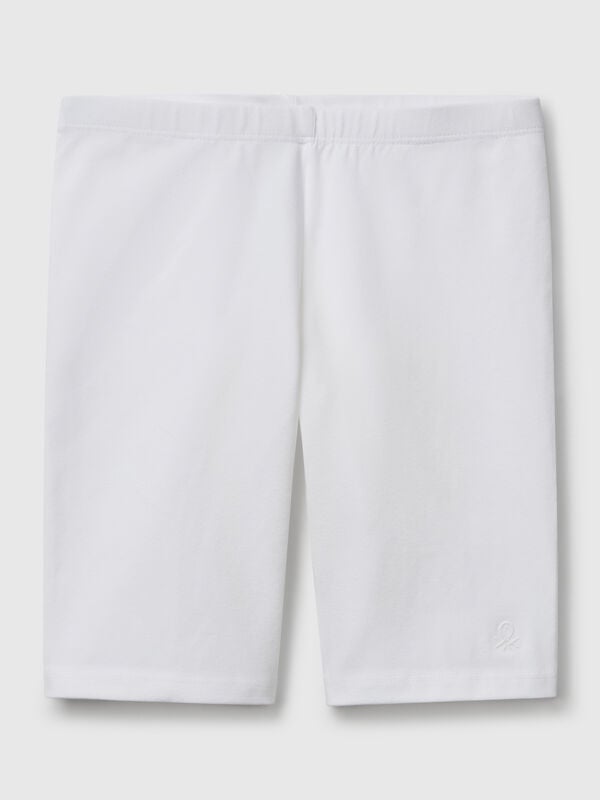 Legging court en coton stretch Filles