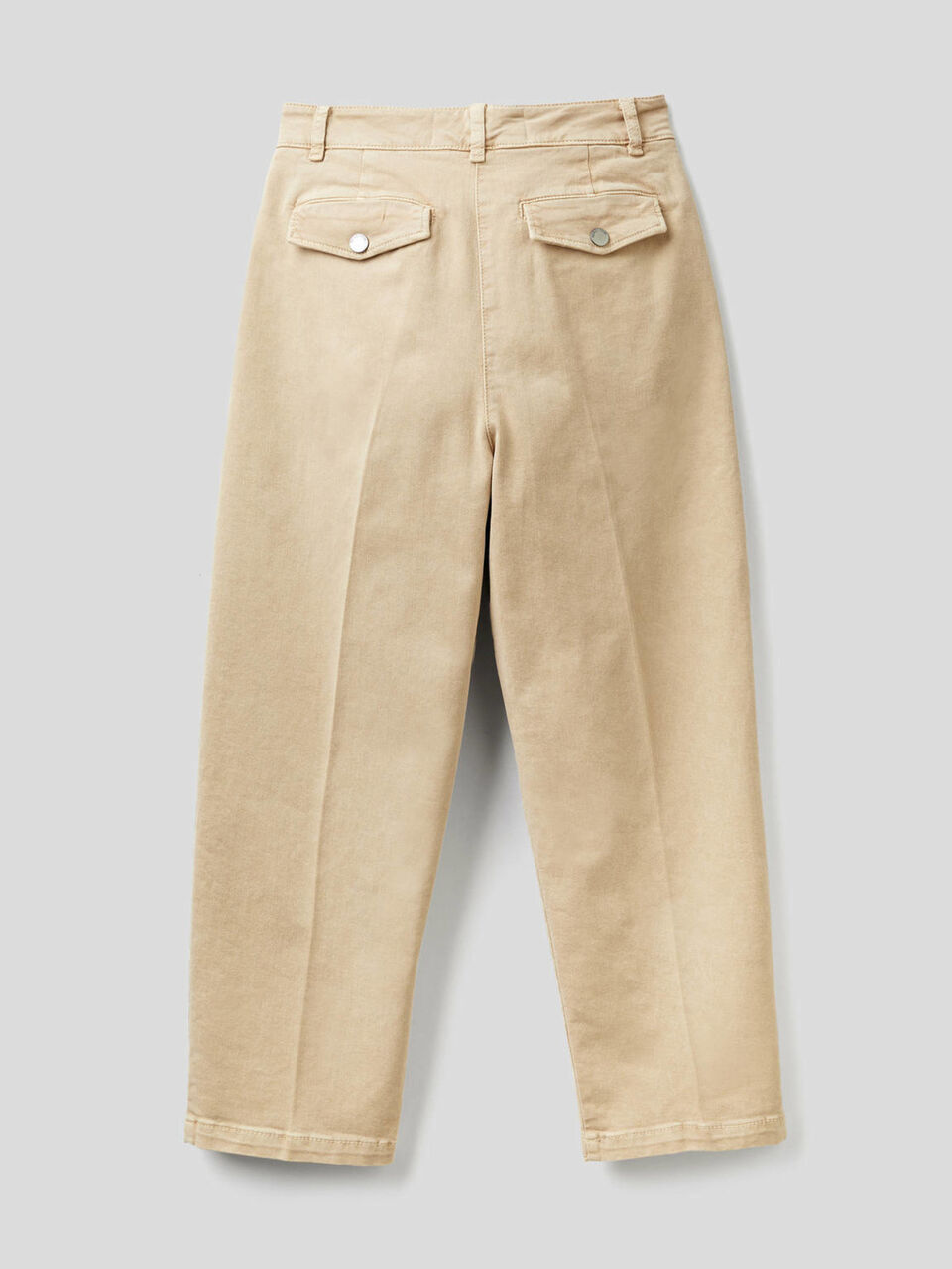 Pantalon coupe carrot avec plis image number 2
