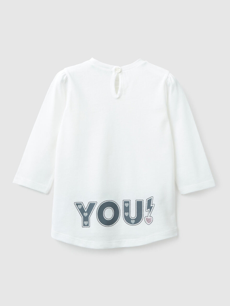T-shirt avec inscription et paillettes image number 2