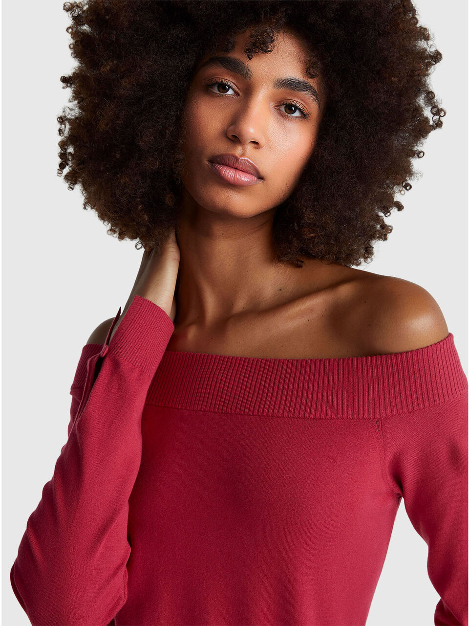 BOAT-NECK SWEAT.L/S Femme image number null