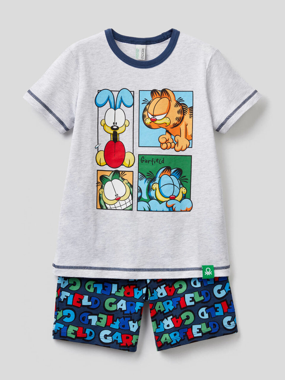 Pyjama 100% coton avec imprimé Garfield image number 1