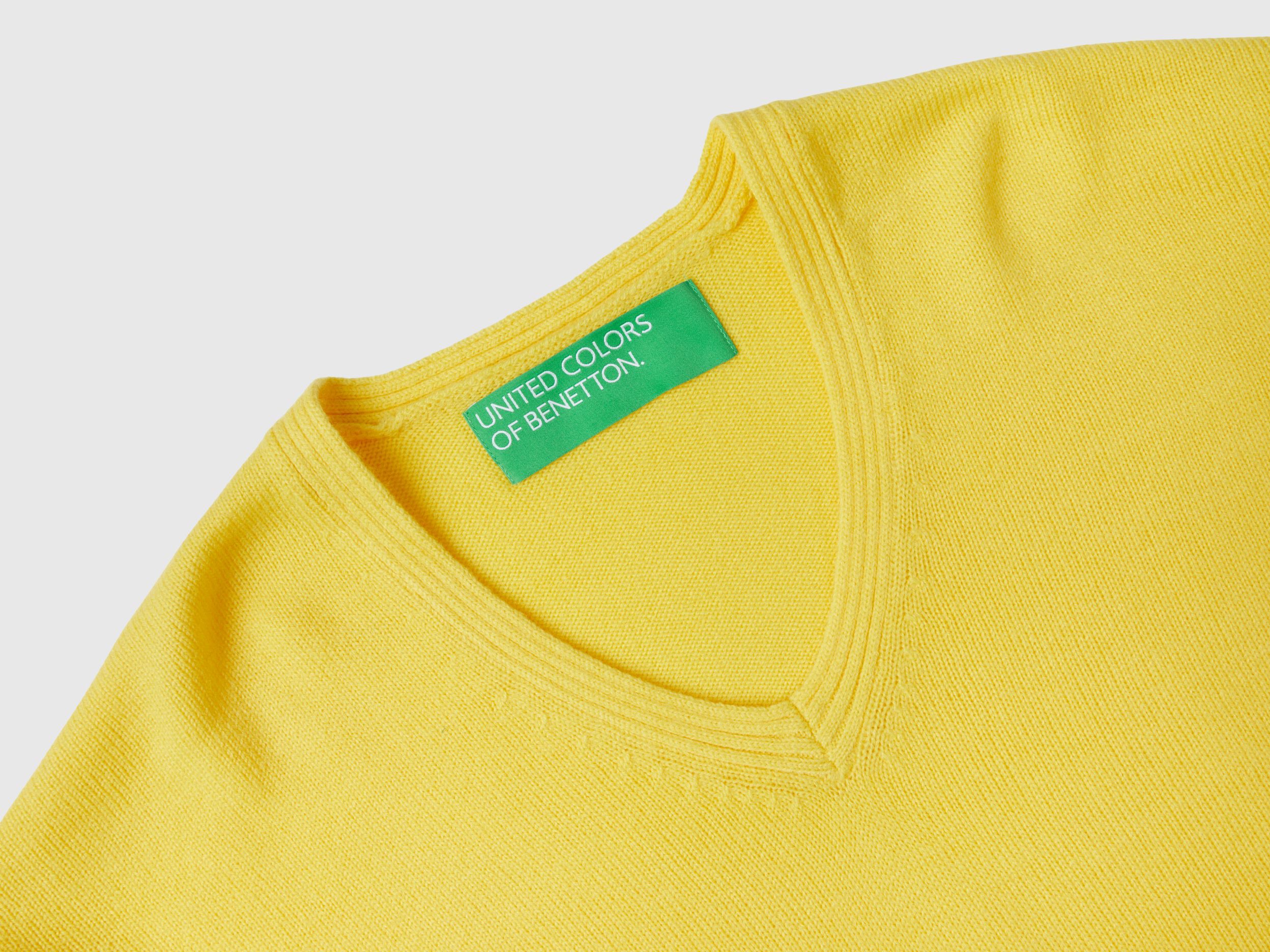 Benetton pull femme col v on sale