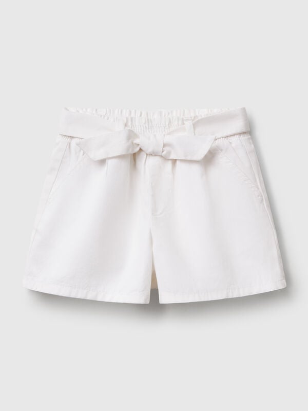 Pantalon court avec ceinture Filles