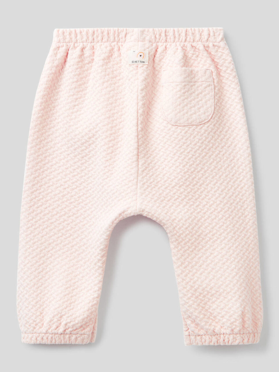 Pantalon en coton bio stretch texturé image number 2