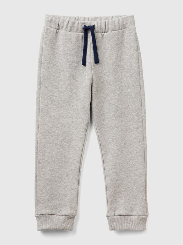Pantalon en coton avec logo Garçon