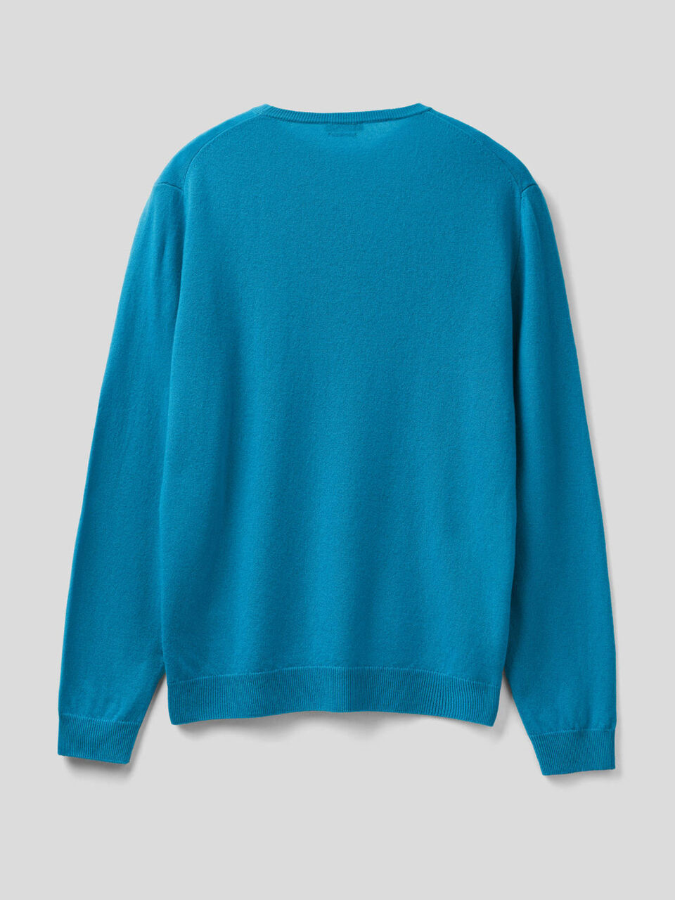 Pull col rond en pure laine vierge image number 2