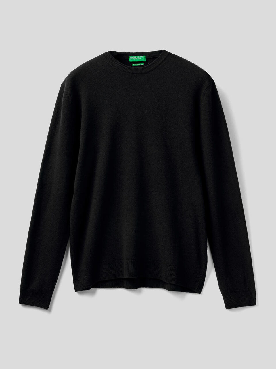 Pull col rond en pure laine vierge image number 1