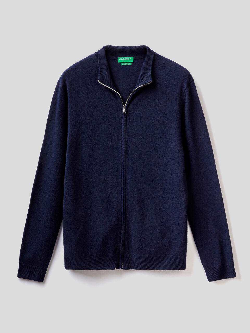 Gilet zippé 100% laine vierge image number 1
