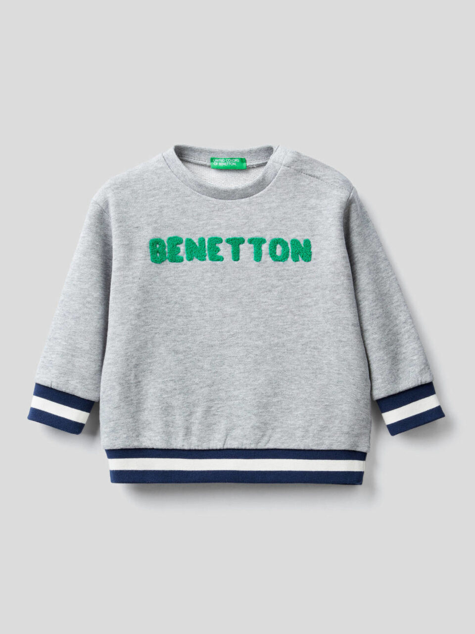 Sweat en pur coton avec logo brodé image number 1