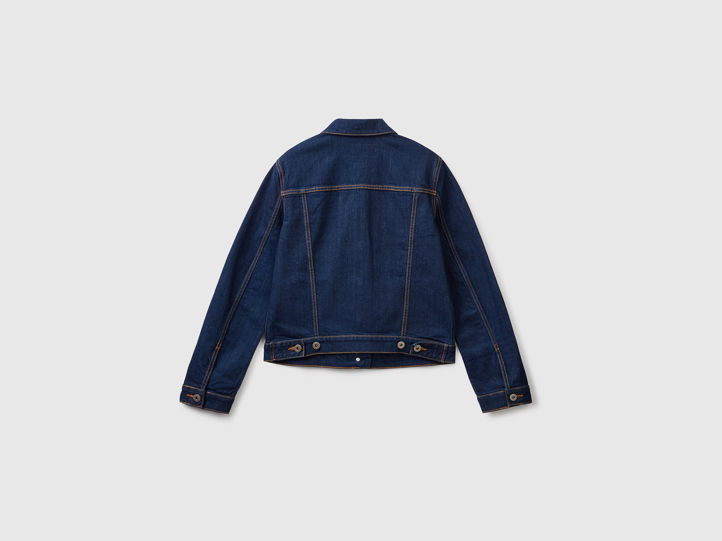 Veste en jean online bleu foncé femme