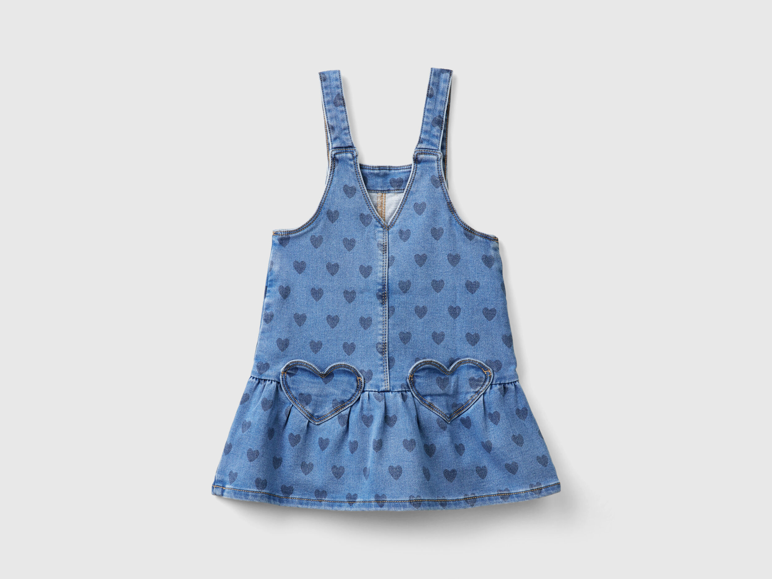 Salopette jeans benetton sale