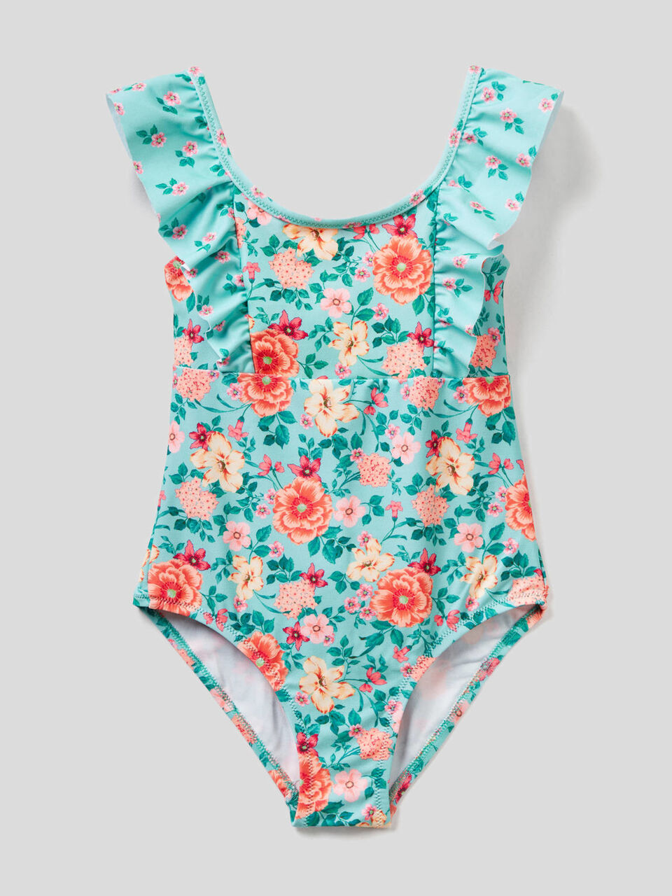 Maillot de bain une pièce à fleurs image number 1