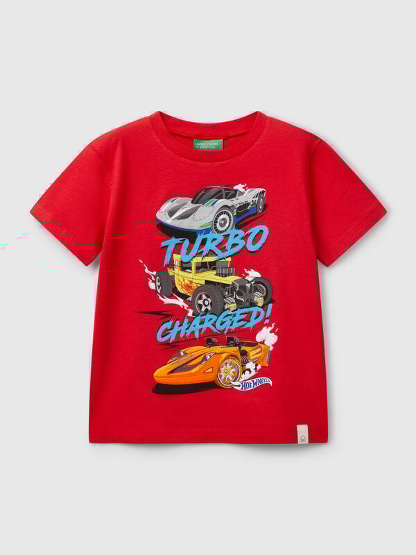 T-shirt en coton Hot Wheels Garçon