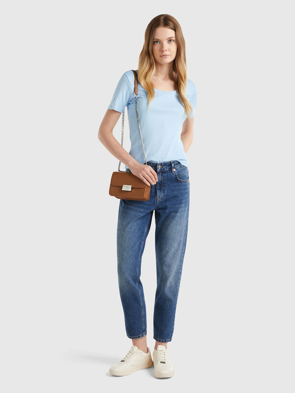 Jeans cropped à taille haute Femme