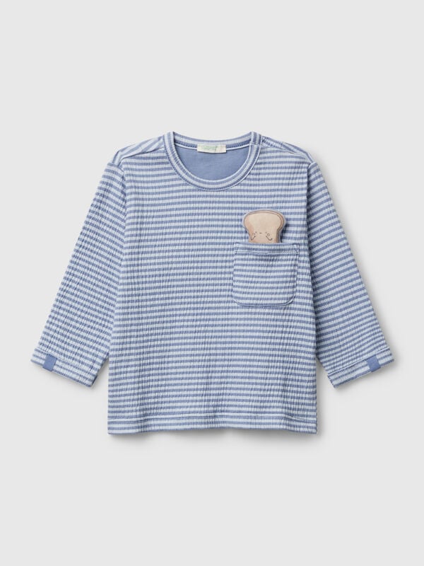 T-shirt avec poche et patch Naissancede