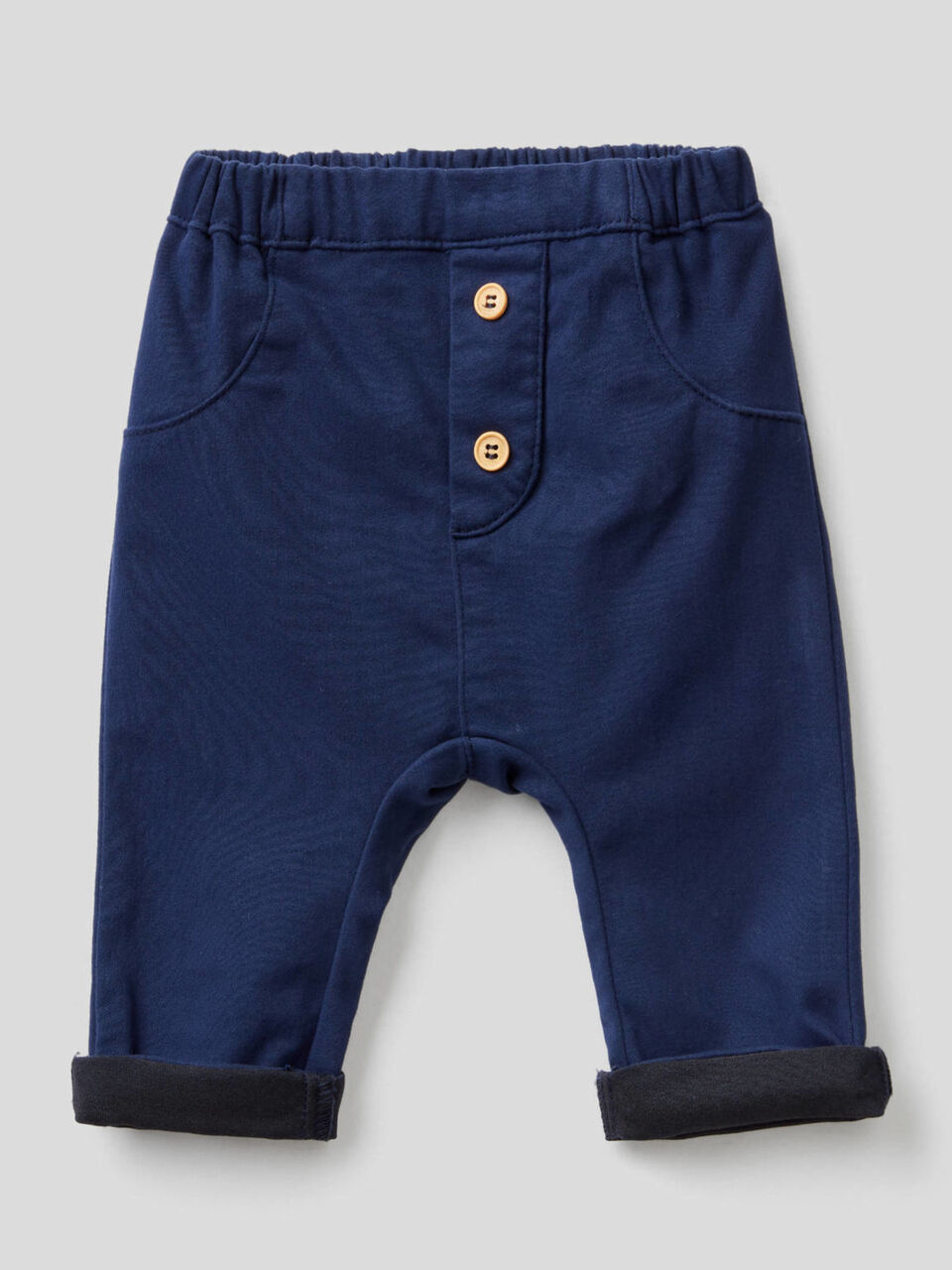 Pantalon en coton mélangé stretch image number 1