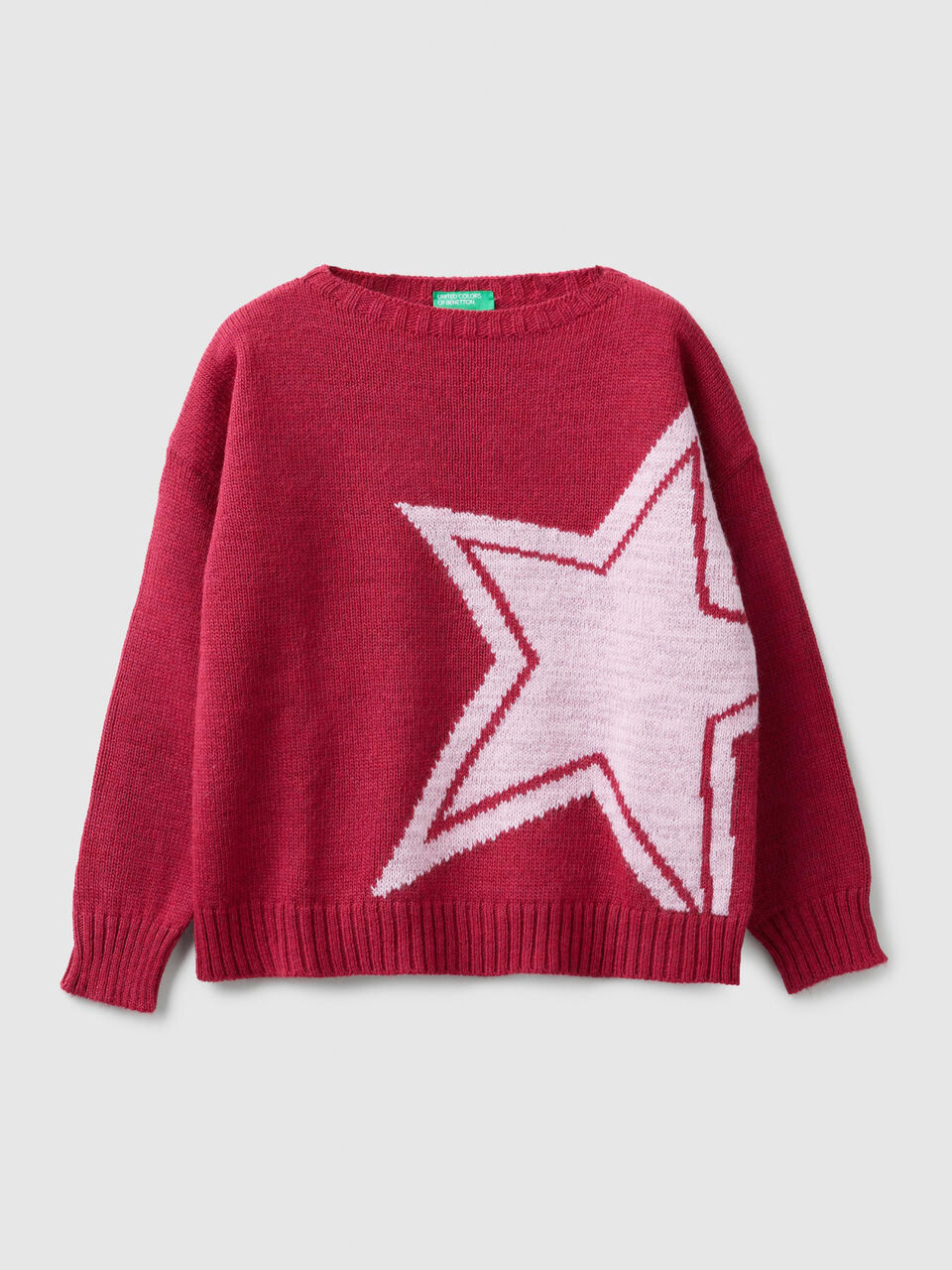 Pull avec motif en intarsia avec lurex image number 1