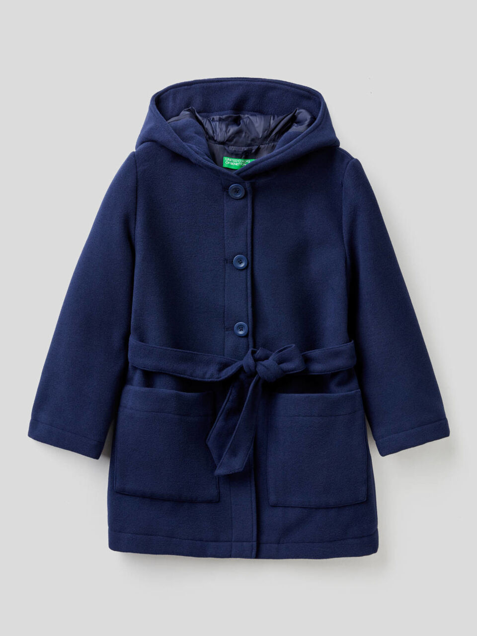 Manteau à capuche et ceinture image number 1
