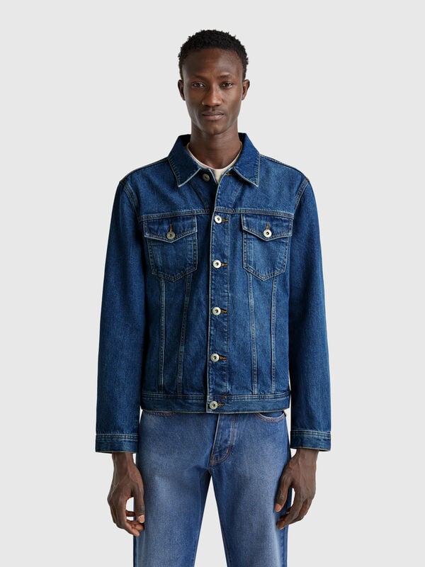 Veste en jean coupe classique Homme