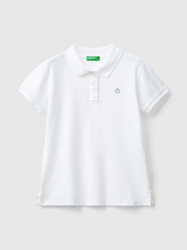 Polo à manches courtes en coton  Filles