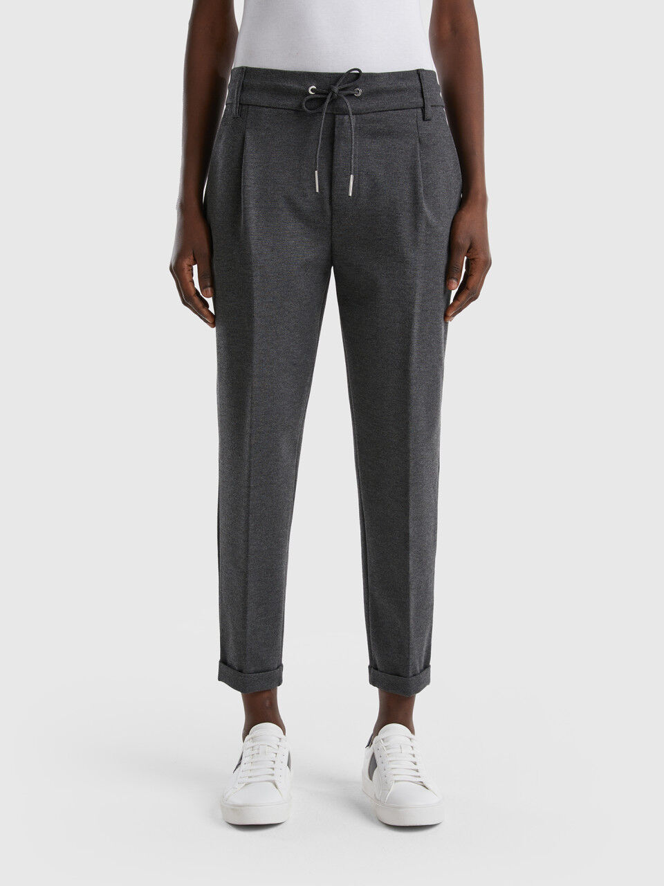 Pantalon new arrivals femme benetton