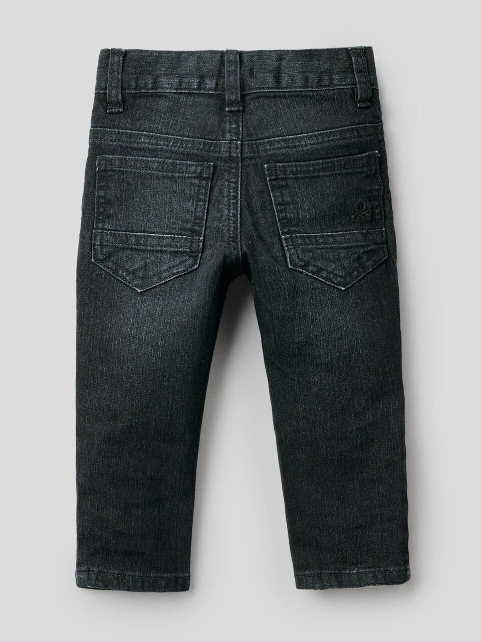 Jeans effet usé en coton stretch image number 2