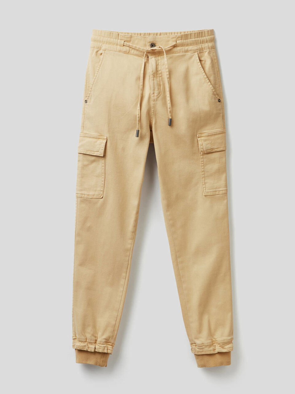 Pantalon cargo coupe slim en coton stretch image number null