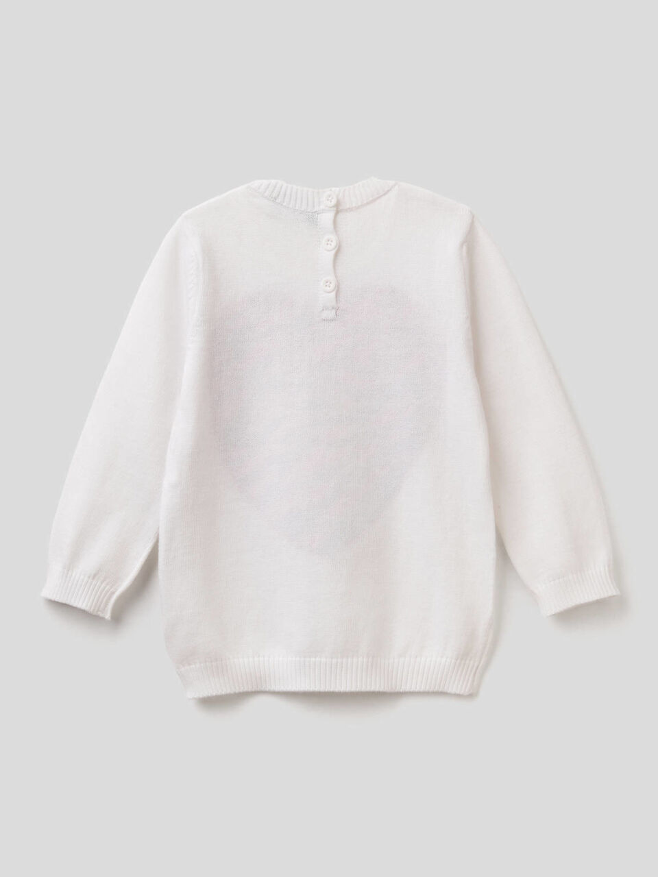 Pull en coton avec intarsia image number 2