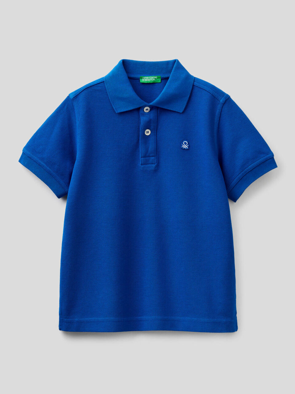 Polo en pur coton piqué image number 1