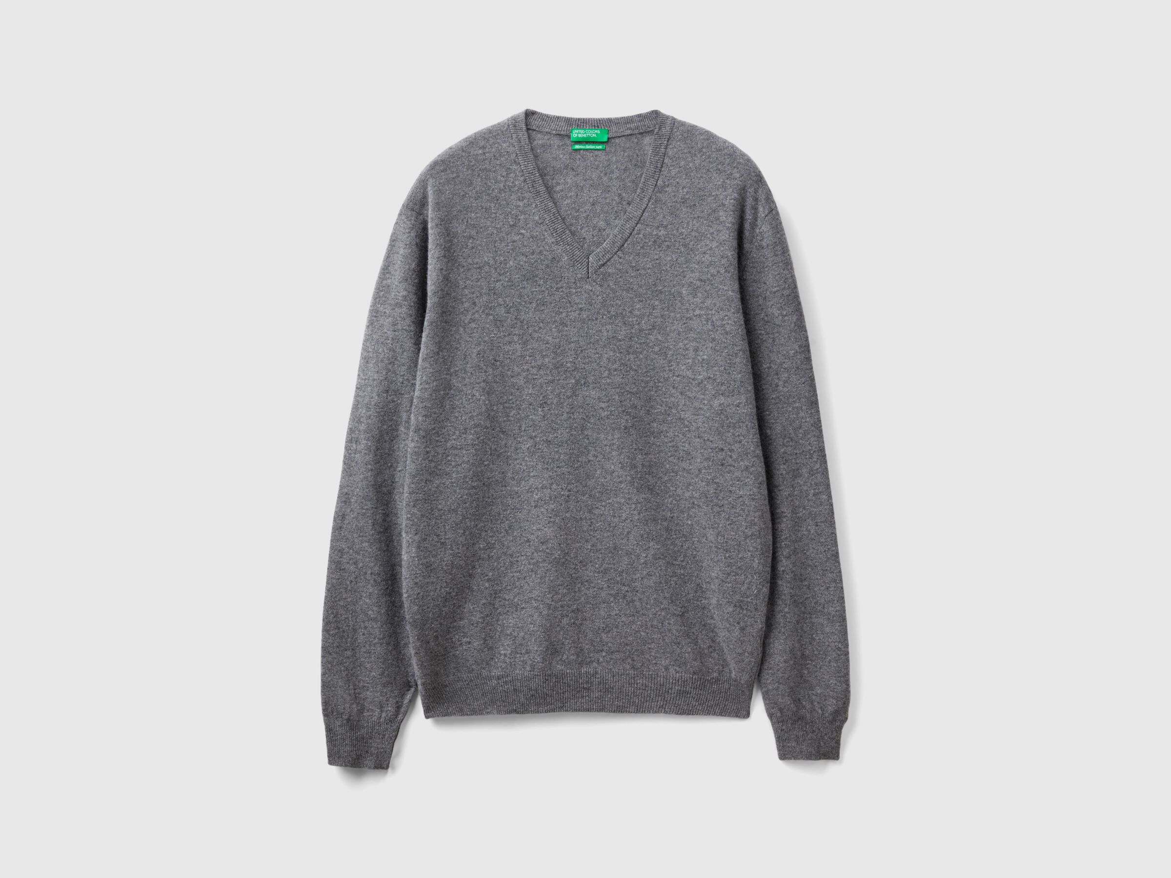 V NECK SWEATER L/S Homme image number 3